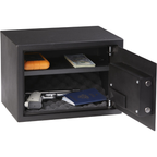 Bulldog Cases Duo LED/Biometric Vault with Shelf with Biometric Lock Black