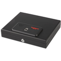 Bulldog Cases Magnum Biometric Top Load Pistol Vault with Electronic Lock Black