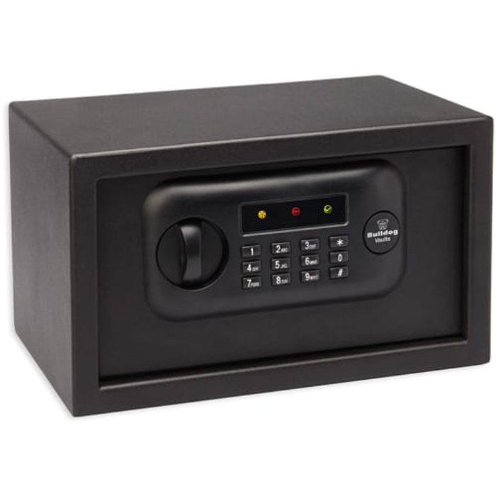 Bulldog Cases Pit Bull Digital Vault with Electronic Lock Black