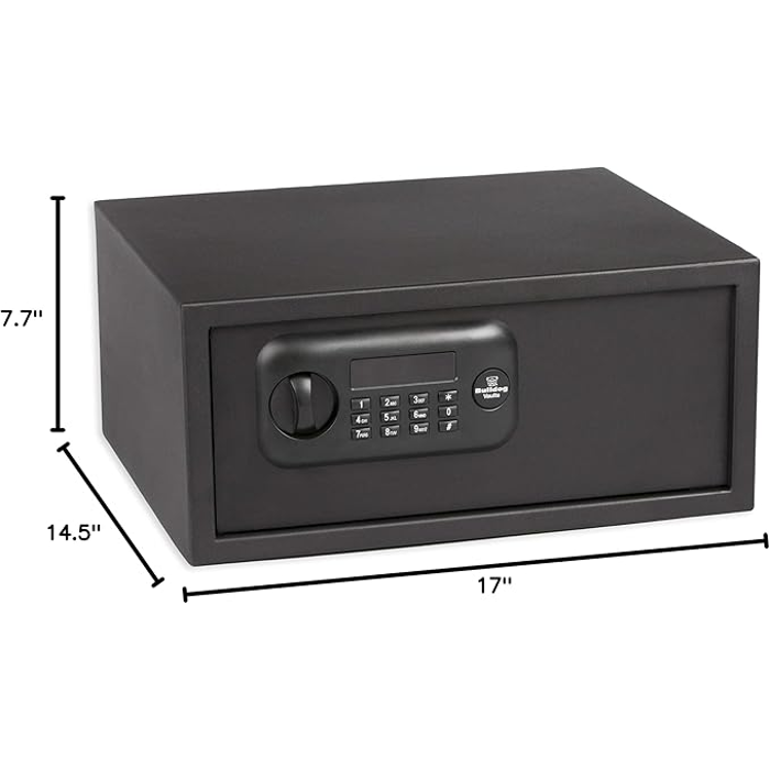 Bulldog Cases Standard Digital Laptop Vault with Electronic Lock Black