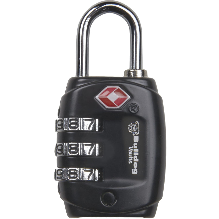 Bulldog Cases TSA Lock with Combination Lock Black