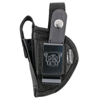 Bulldog Cases Belt Clip Holster Right Hand Most Revolvers with 2" - 2.50" Barrel Nylon Black