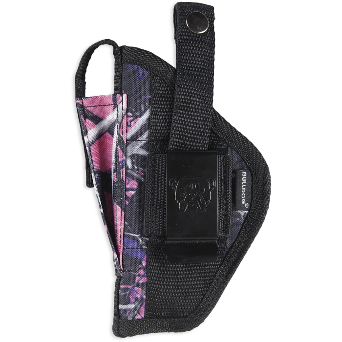 Bulldog Cases Belt Clip Holster Right Hand Most Compact Semi Autos with 2" - 3" Barrel Nylon Black