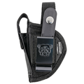 Bulldog Cases Belt Clip Holster Right Hand Most Compact Semi Autos with 2 1/2" - 3 3/4" Barrel Nylon Black
