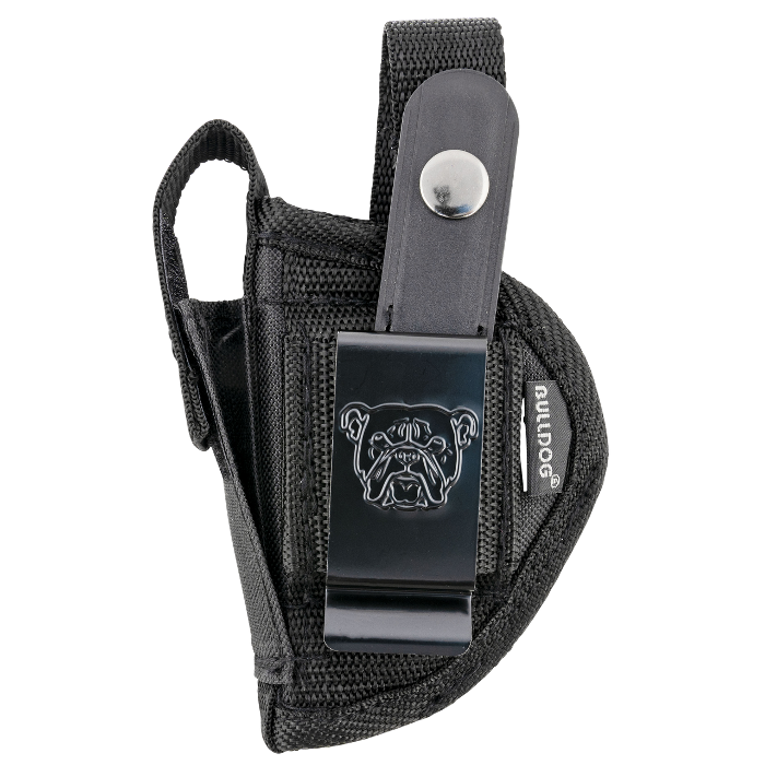 Bulldog Cases Belt Clip Holster Right Hand Most Large Frame Semi Autos Nylon Black Large