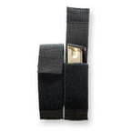 Bulldog Cases Universal Double Mag Holder with Belt Loop Ambidextrous Most Single & Double Stack Magazines Polymer Black