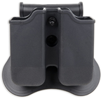 Bulldog Cases Dual Magazine Pouch Most Glock Magazines Polymer Black