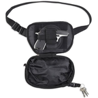 Bulldog Cases Fanny Pack Holster Ambidextrous Nylon Black Medium