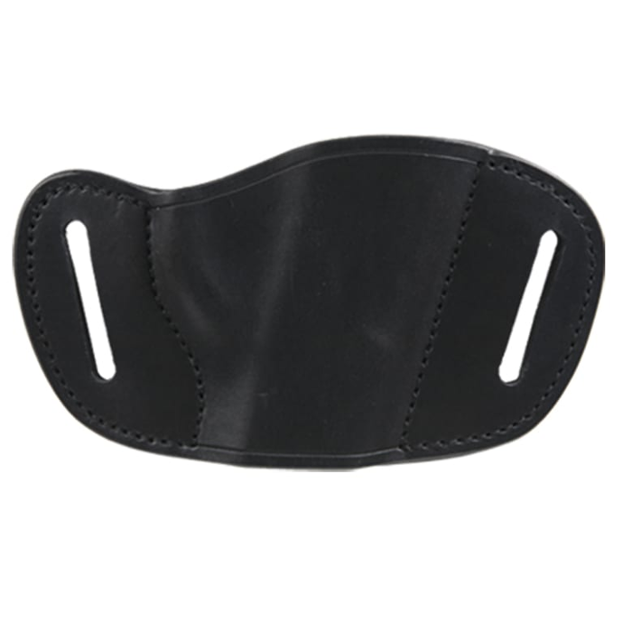 Bulldog Cases Molded Belt Slide Holster Right Hand Small J Frame Revolvers Leather Black Small
