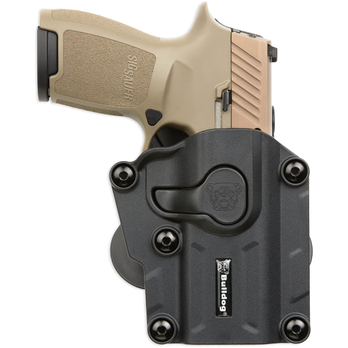 Bulldog Cases Max Paddle Universal Holster Left Hand Most Semi-Auto Compact & Full Size Pistols Polymer Black