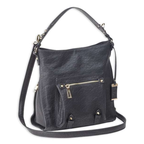 Bulldog Cases Hobo Anna  Purse with Holster Ambidextrous Most Small Pistols & Revolvers Leather Black Medium