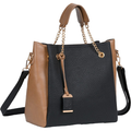 Bulldog Cases Tote  Purse with Holster Ambidextrous Most Small Pistols & Revolvers Leather Black Medium