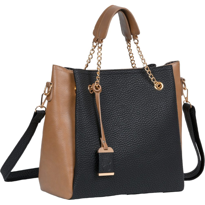 Bulldog Cases Tote  Purse with Holster Ambidextrous Most Small Pistols & Revolvers Leather Black Medium