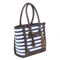 Bulldog Cases Tote  Purse with Holster Ambidextrous Most Small Pistols & Revolvers Leather Navy Medium
