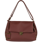 Bulldog Cases Hobo Crossbody Purse with Holster Ambidextrous Most Small Pistols & Revolvers Leather Rust Medium