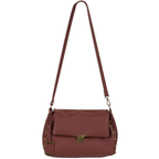 Bulldog Cases Hobo Crossbody Purse with Holster Ambidextrous Most Small Pistols & Revolvers Leather Rust Medium