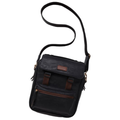 Bulldog Cases Urban Satchel with Tablet Storage Ambidextrous Most Small Pistols & Revolvers Leather Black Medium