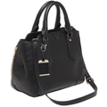 Bulldog Cases Satchel  Purse with Holster Ambidextrous Most Small Pistols & Revolvers Leather Black Medium