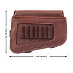 Allen Westcliff Cartridge Carrier 223 Remington, 300 Winchester Magnum 7 Rounds Full Grain Leather Brown