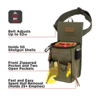 Allen Triumph Shell Bag 12 Gauge Ripstop Fabric Olive Green
