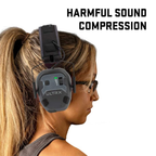 Allen Bionic Fuse Bluetooth Earmuff (NRR 22) Midnight Gray