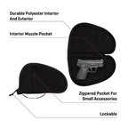 Allen Torrey Lockable Pistol Case Polyester Black