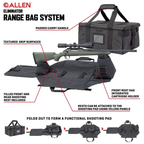 Allen Eliminator Range Bag and Portable Shooting Rest System Polyester Charcoal