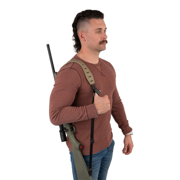 Allen KLNG Traction Padded Sling with Sling Swivel Rubber Flat Dark Earth 40.5"