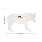 Allen EZ-Aim Coyote Silhouette Gong AR500 Steel Target
