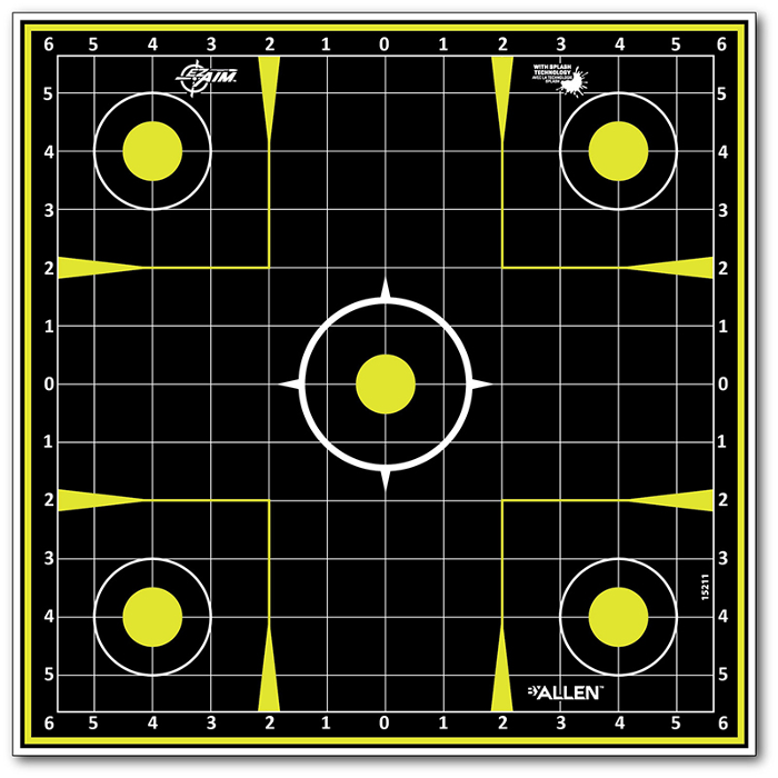 Allen EZ-Aim Splash Sight In Reactive Target 12" Pack of 30