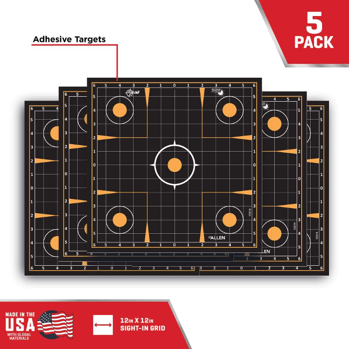 Allen EZ-Aim Splash Sight In Adhesive Target 12" Pack of 10