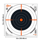 Allen EZ-Aim Bullseye Target 12" Pad of 100