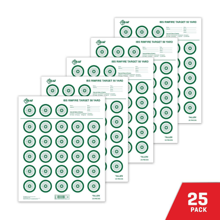 Allen EZ-Aim IBS Rimfire Target 14x17 Pack of 25