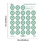 Allen EZ-Aim IBS Rimfire Target 14x17 Pack of 25