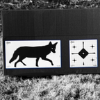 Allen EZ-Aim Thermal Grid Coyote Adhesive Target 24"x12"