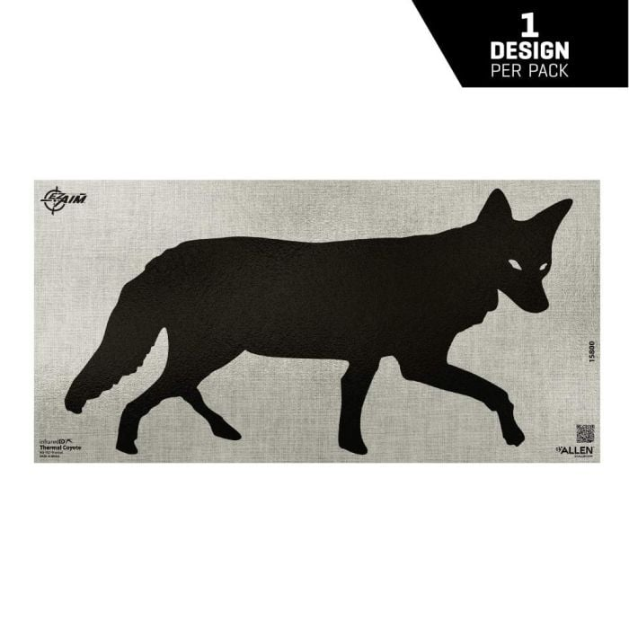Allen EZ-Aim Thermal Grid Coyote Adhesive Target 24"x12"