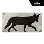 Allen EZ-Aim Thermal Grid Coyote Adhesive Target 24"x12"