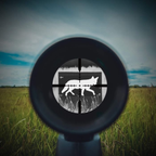Allen EZ-Aim Thermal Grid Coyote Adhesive Target 24"x12"