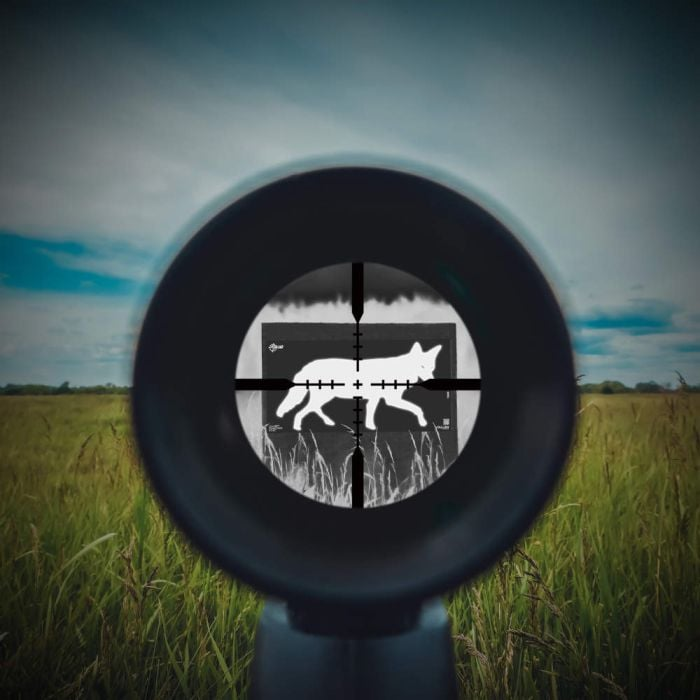 Allen EZ-Aim Thermal Grid Coyote Adhesive Target 24"x12"