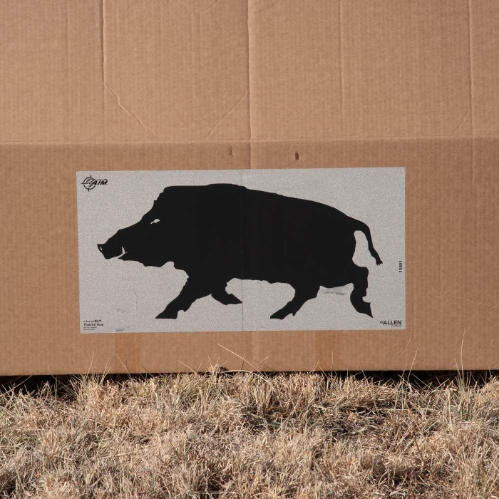 Allen EZ-Aim Thermal Grid Boar Adhesive Target 24"x12"