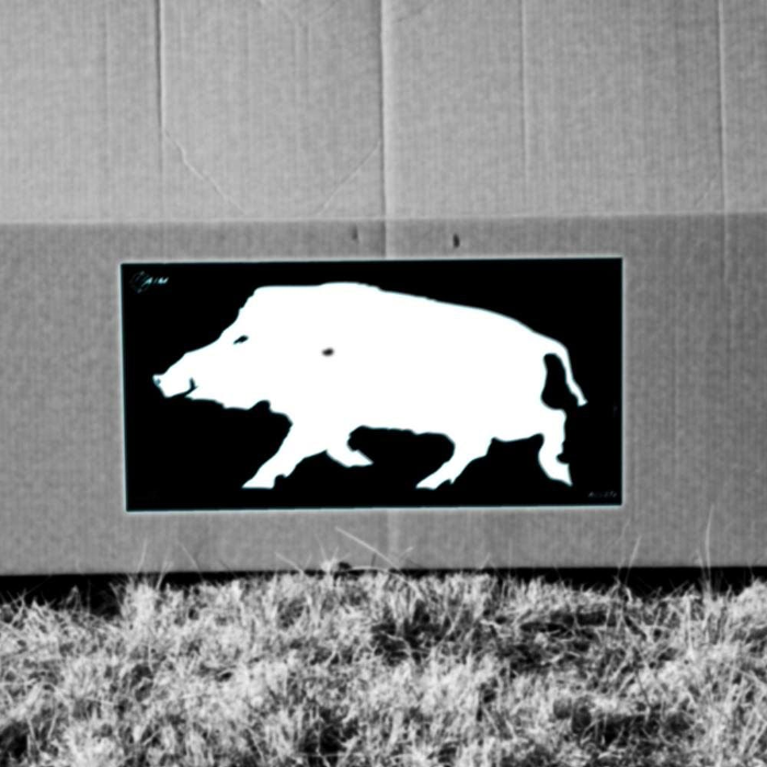 Allen EZ-Aim Thermal Grid Boar Adhesive Target 24"x12"