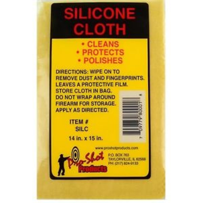 Pro-Shot Silicone Cleaning Cloth Yellow Cotton Flannel