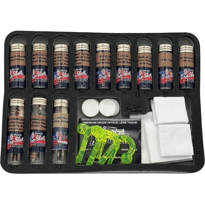 Pro-Shot Tactical Operators Super Kit Complete Mil-Spec Weapon & Lens Cleaning Kit
