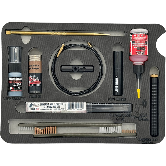 Pro-Shot Tactical Operators Super Kit Complete Mil-Spec Weapon & Lens Cleaning Kit
