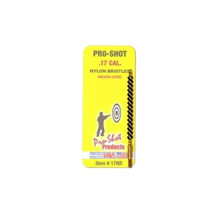 Pro-Shot Rifle Bore Brush Nylon 17 - 20 Caliber 8-32 Thread