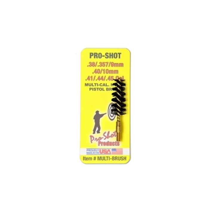 Pro-Shot Multi-Brush Pistol  Bore Brush Nylon 38 - 45 Caliber 8-32 Thread