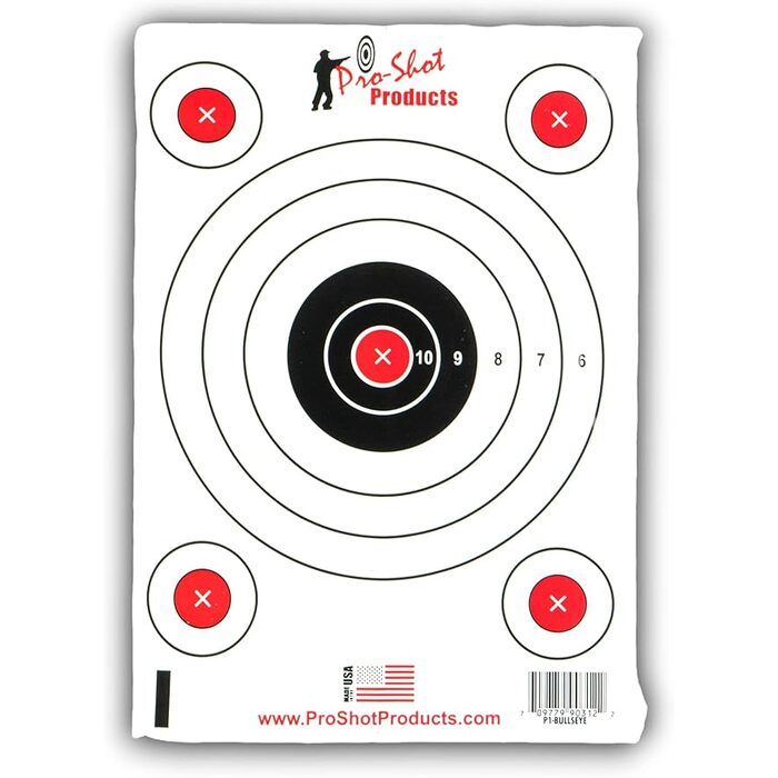 Pro-Shot Bullseye Target Pack of 6