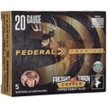 Federal Ammunition 20 Gauge 2-3/4" 275 Grain Copper Tipped Sabot Slug 5 Count