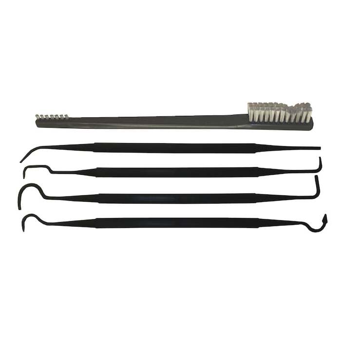 Pro-Shot 5-Piece Gun Cleaning Pick and Brush Set Polymer