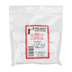 Pro-Shot Cotton Flannel Cleaning Patches 22 - 27 Caliber 1-1/8" Pack of 500